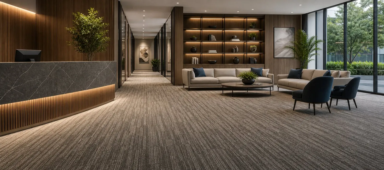 Commercial carpet procurement consultation background