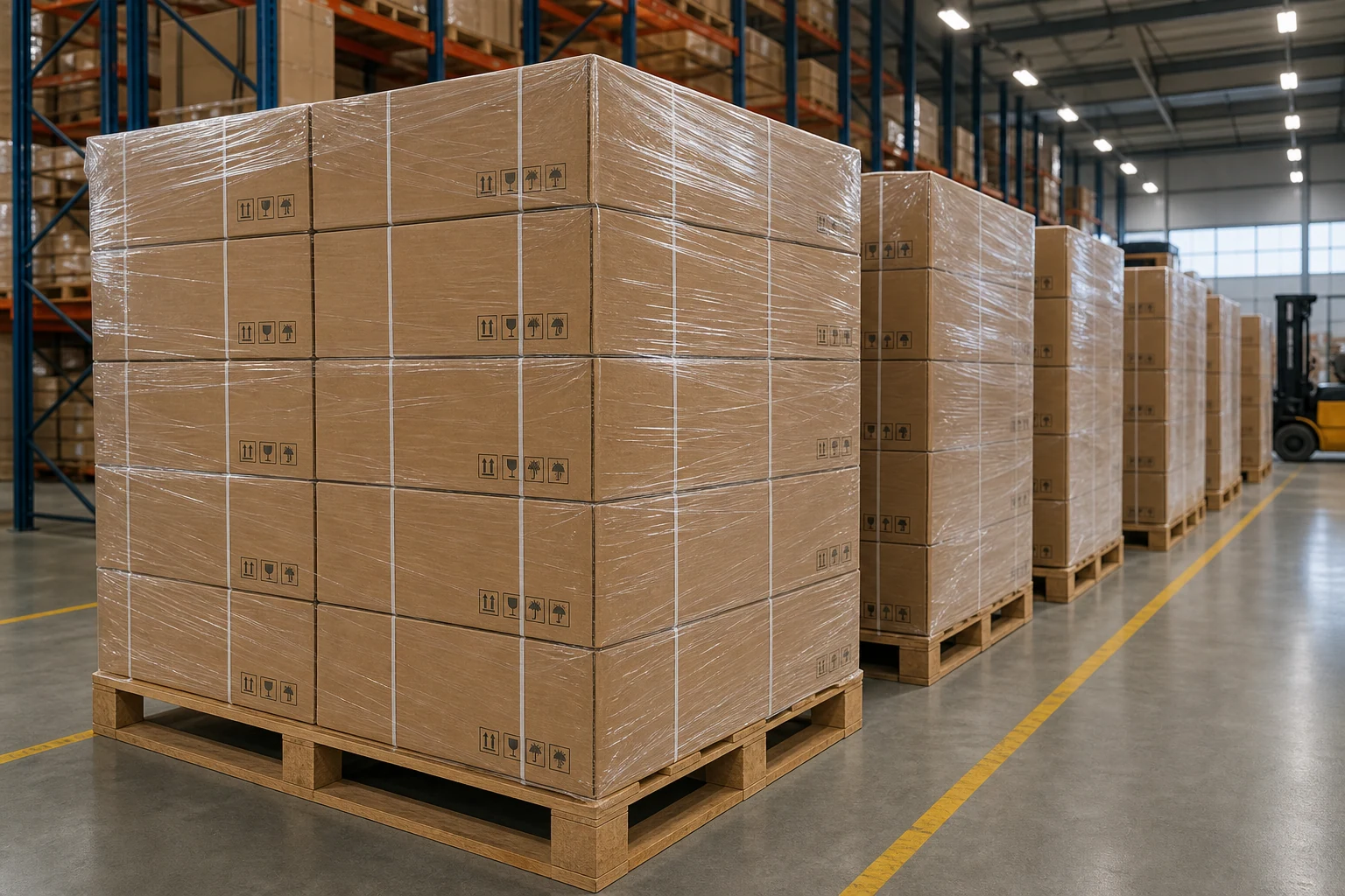 Export packaging for VCARPETS EcoCore commercial carpet tile orders