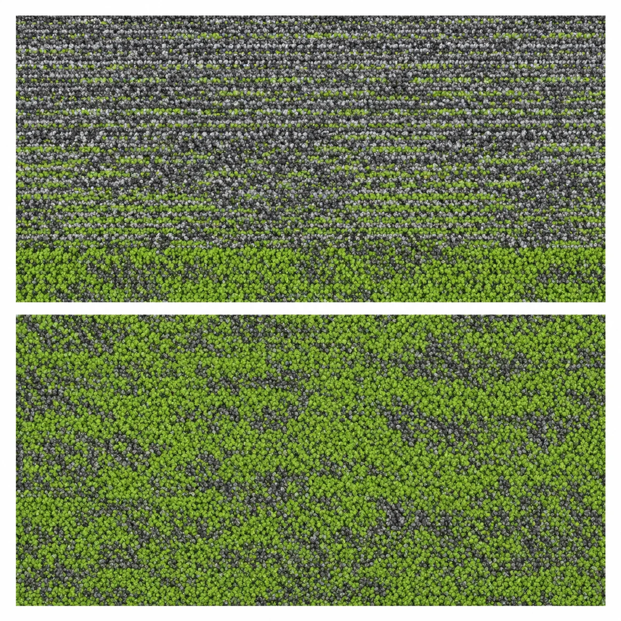 50×50 cm PP Loop Carpet Tiles with Bitumen Backing: design or material reference 6; verify the physical sample